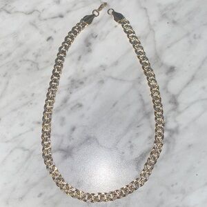 Chic Two-Tone Chain Necklace